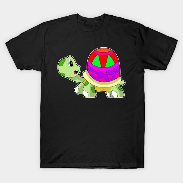 Turtle Easter egg T-Shirt by Markus Schnabel
